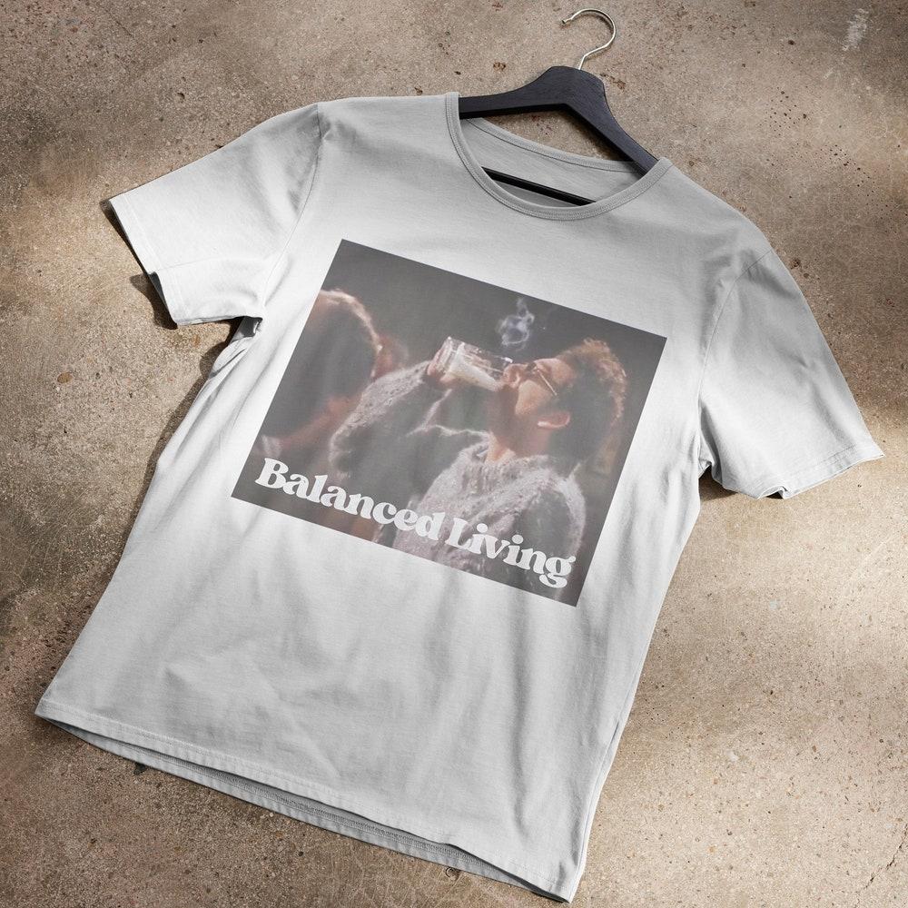 

230GSM 100% Cotton T-Shirt Here s To Feeling Good All The Time Kramer Seinfeld T-Shirt XS белый