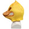 2022 Angry Duck Face Cover Latex Funny Cartoon Animal Head Face Cover Halloween Party Cosplay Prop