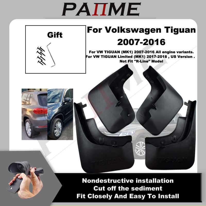 

4 шт. в комплекте литые брызговики, брызговики, передние и задние брызговики, брызговики, крыло для volkswagen tiguan 2008-2015