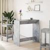 VidaXL Bar Table Concrete Grey 102x50x103.5 Cm Engineered Wood 854430