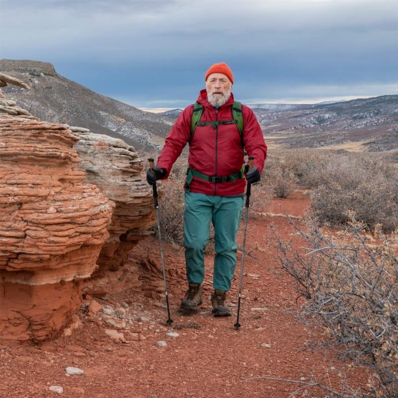 Grey Trekking Poles - Foldable K03