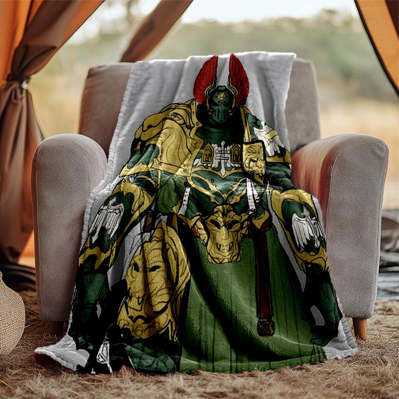 Warhammer Flannel Blanket Soft Warm All-Season Throw, Design for Camping, Car Travel, Hiking Sofa, Bed, Office Perfect Gift for Parties