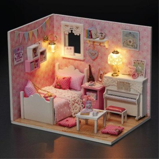 Dollhouse DIY Kit Set Miniature Sunshine Princess (t-FREAK)