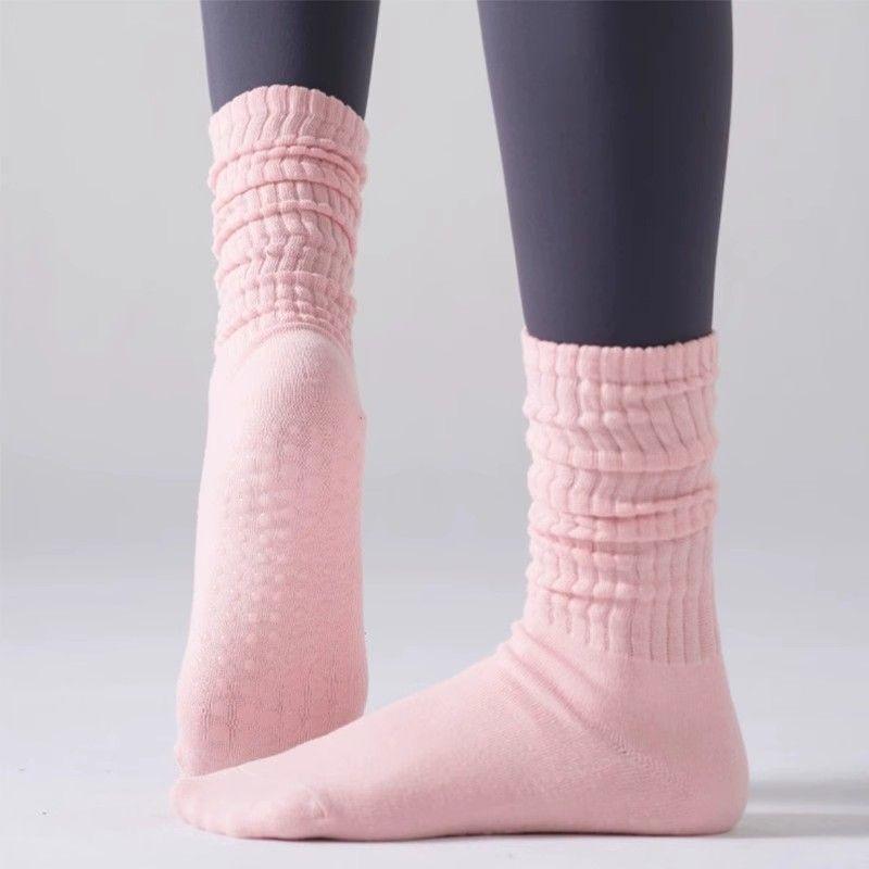 

Носки для йоги Нескользящие Профессиональные Женские Носки для занятий спортом в помещении Фитнес Нескользящие Носки Махровые Носки для дома Взрослые Носки для пилатеса Ice Berry Powder