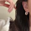 925 Silver Earrings For Women Trendy Simple Circle Handmade Earring Jewelry Prevent Allergy Party Accessories