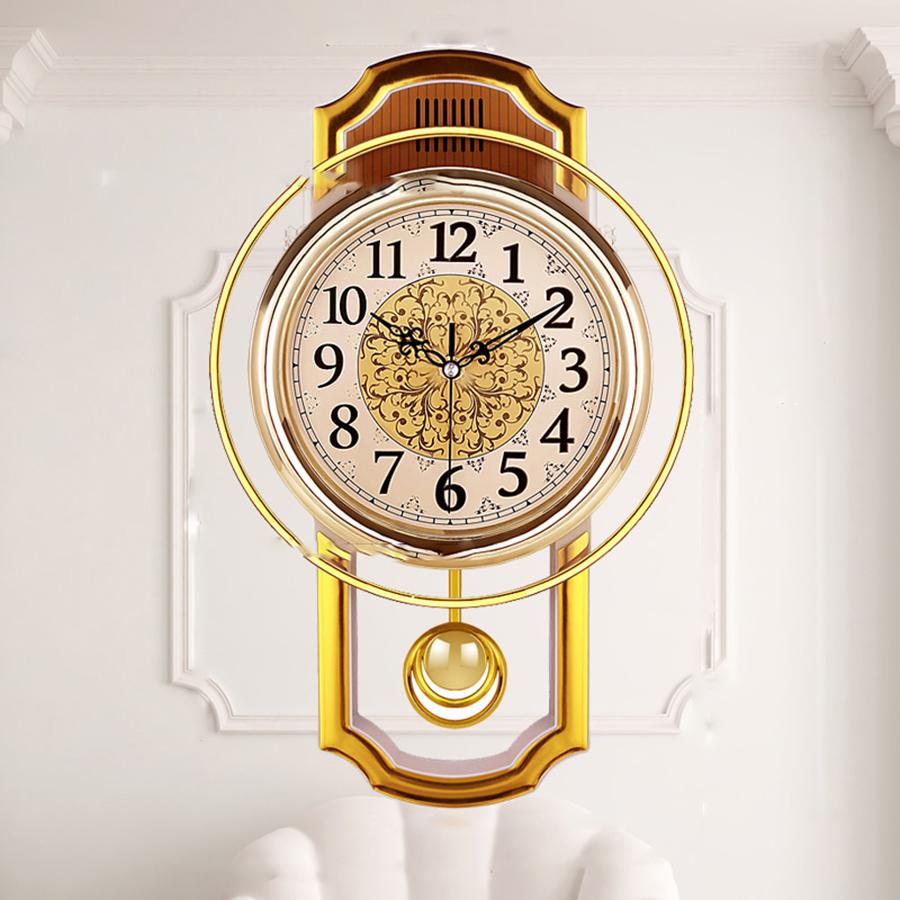 Wall Clock Modern Design Pendulum Vintage Clocks Large Home Decor Living Room Silent Luxury Gold Clocks Shabby Chic Reloj Watchs