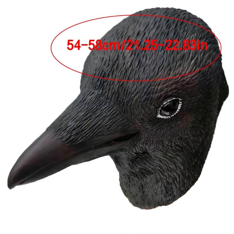 Halloween Vogelhoofd Masker Nieuwigheid Dier Vogel Volledig Hoofd Masker Latex Masker voor Halloween Maskerade Carnavals Cosplay Feest