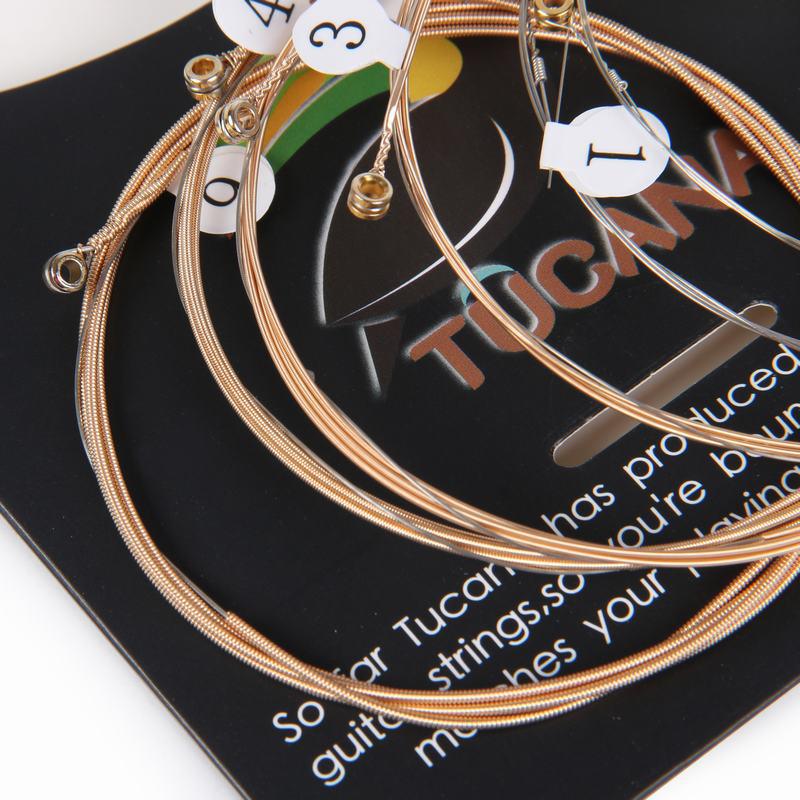 TUCANA Premium Phosphor Bronze Anti-rust Light-coated Folk Acoustic Guitar Strings