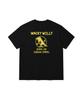 WACKY WILLY Ace Short Sleeve T-Shirt Black