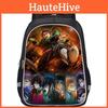 Demon Slayer College Style Backpack With Spacious Compartments And Crossborder Trend For Teens