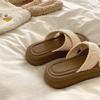 New Style Beach Flip-flops for Women Wearing Thick-soled Shoes