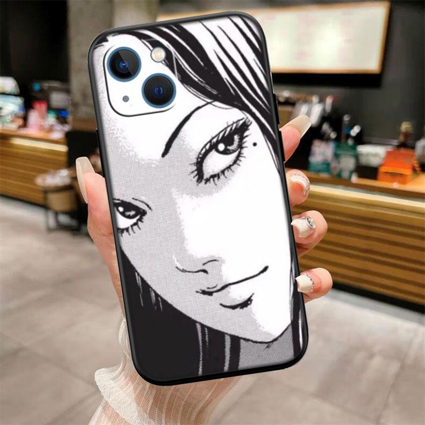 Junji Ito Tomie Phone Case for Samsung Galaxy M06 M15 M16 M35 M55 M56 A36 A42 A50 A50S A51 A52 A32 A33 A05 A05S A06 A16 A20