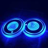 Car Led Luminous Water Cup Pad Durable Portable Long Time Working Led Ambient Light Car Interior Car Atmosphere Light Universal