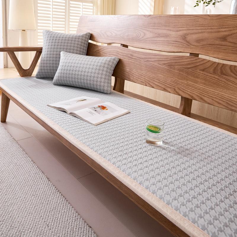 Summer Sofa Cushion Ice Silk Mat  New Cover All-Inclusive Universal Simple Modern Non-Slip Seat Cushion Cover Cloth