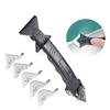 Silikon Schaber Abzieher Kleber Entferner Messer Verfugen Winkel Schönheit Riss Kelle Werkzeug Fugenkratzer Set 3in1 Multifunktional Zuhause