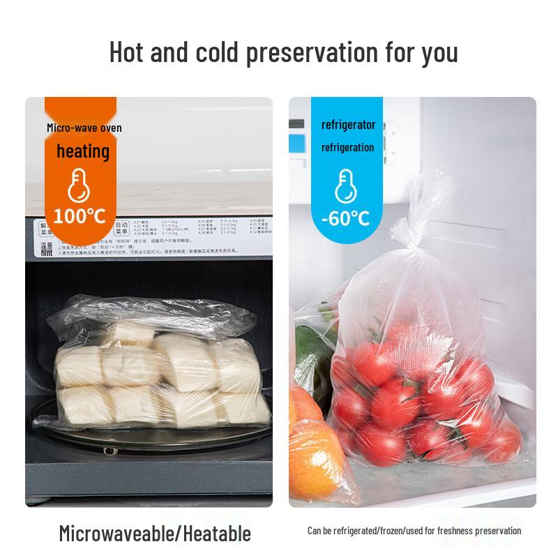 Penguin Tuantuan Festive Rice Husk PE Food Storage Bags - Assorted 3-Pack