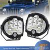 9-inch 75W Wrangler Off-road LED Headlights with Three-sided Illumination for Modified Bumper and Roof