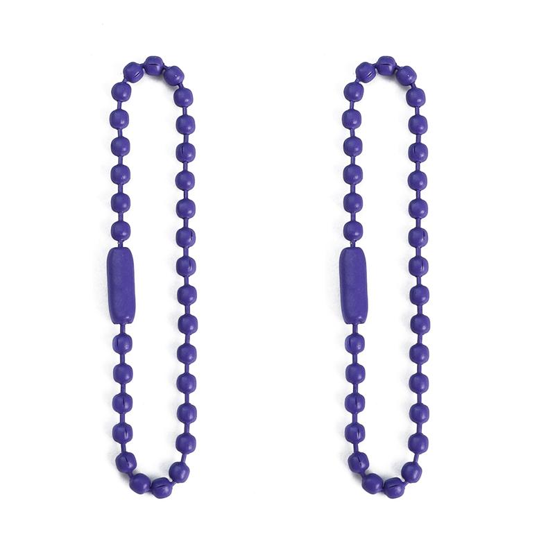 

10 шт. Железные окрашенные спреем пряжки-соединители для шариковых цепочек для аксессуаров для изготовления украшений своими руками лавандовый