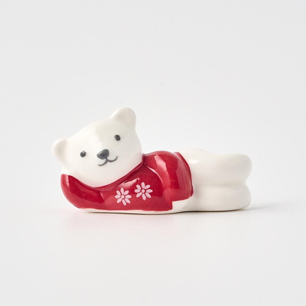 [Click on the banner]Holly Bear Nup Nup Spoon Rest Knitted Bear_CA9125072