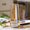 Große Kapazität Vase Klare Blumenvase für Tischmittelstück Haus Innen Schreibtisch Dekoration Wohnzimmer Modern Glas Dekorativ Hochzeit Party Einweihung