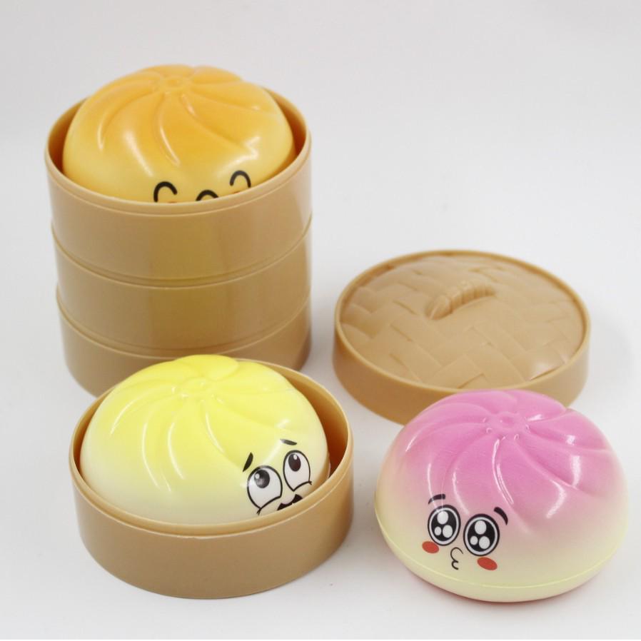 Super Soft Stress-Relief Steamed Bun Squeeze Toy PU