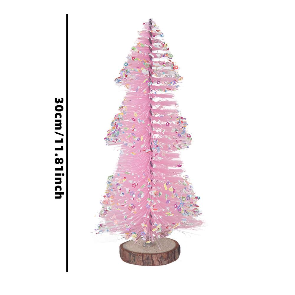 Mini Christmas Elegant Tree Decor Charming Star Shape Design Tabletop Display For Joy Holiday