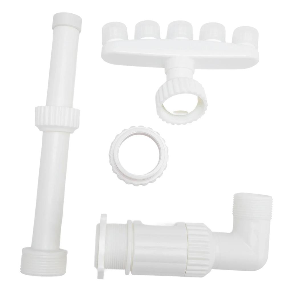 Pool Fountain 5 Nozzles Adjustable Height Swimming Pool Waterfall Sprinkler For Fish Pond Garden