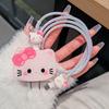 Hello Kitty Charger Data Cable Protector Case Cover For Apple Iphone 18/20W Charging Protector Anti-Break Data Wire Winder Kits
