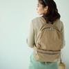 Backpack A4 Water Pockets Gray Beige [Legato Largo] Repellent/10 LH-H1672Z Women's