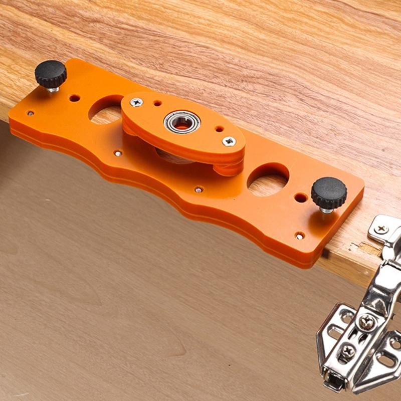 Holzbearbeitung Lochbohrführung Locator Türschränke Scharniere Montage für genaue Tiefenkontrolle bei der Möbelmontage