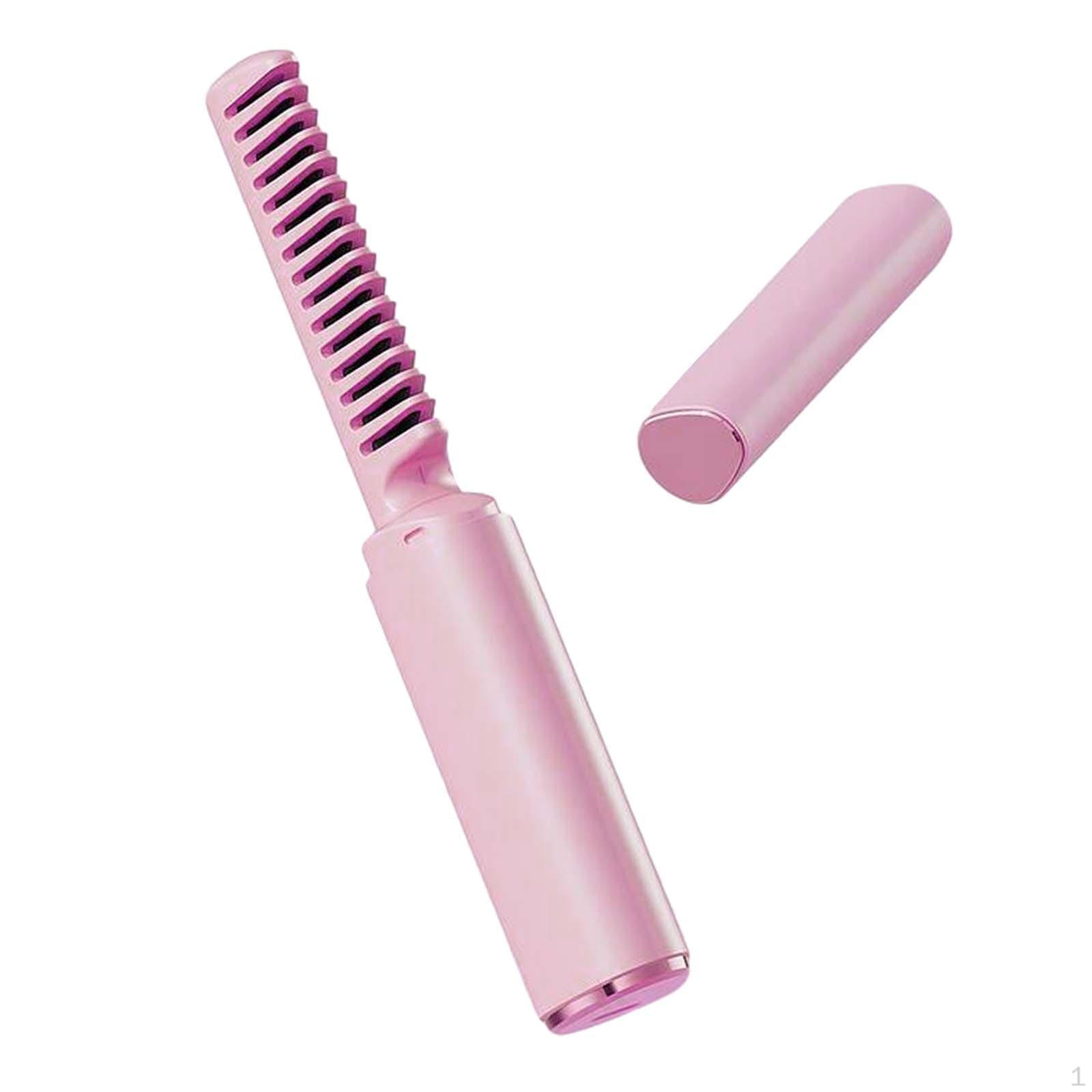 

Щетка для выпрямления волос с функцией быстрого нагрева и зарядкой через USB для женщин