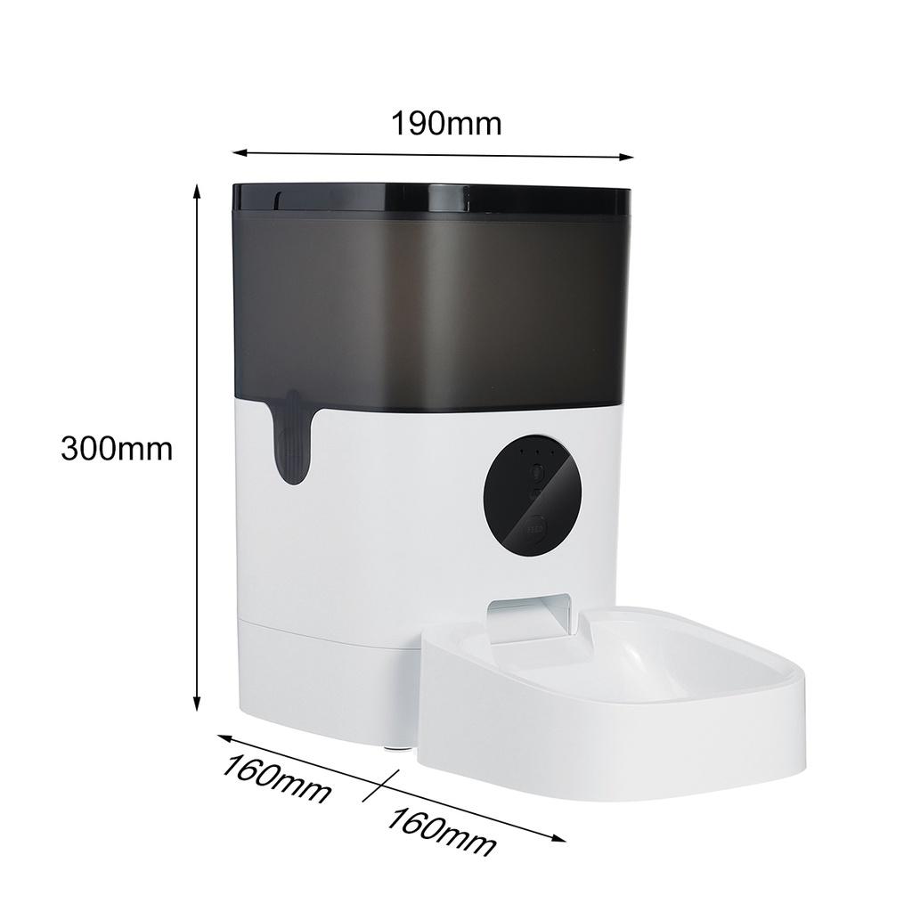 Αυτόματη τροφοδοσία κατοικίδιων 4L APP Έλεγχος χρονισμού τροφοδοσίας Φωνητική εγγραφή Διανομέας τροφών για κατοικίδια Βίντεο/Έκδοση WiFi/κουμπιού