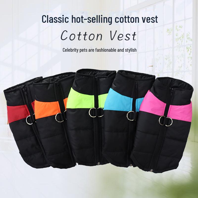 Dog Winter Ski Suit: Warm Down Cotton Jacket for Pets