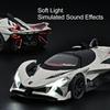 1:32 Apollo EVO Bolide Supercar Modello Giocattoli Lega Diecast Auto Gomma Pneumatici Metallo Carrozzeria Porte Aperte Suono Luce Veicolo Regalo Bambino