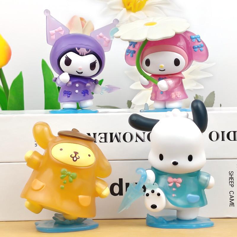 And Rainy Day Pvc Desk Figurines Set For Collection And Gift