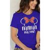 Minnie Mom Mama Casual Women's Cotton Girls Tees Trendy Oversized 100% Pure Cotton Printed T-shirt