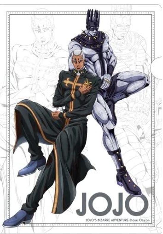 Bizarre Adventure Clear File Enrico Pucci Whitesnake Stone Ocean Anime 10th Anniversary Commemorative Exhibition Official Limited Goods JoJo's