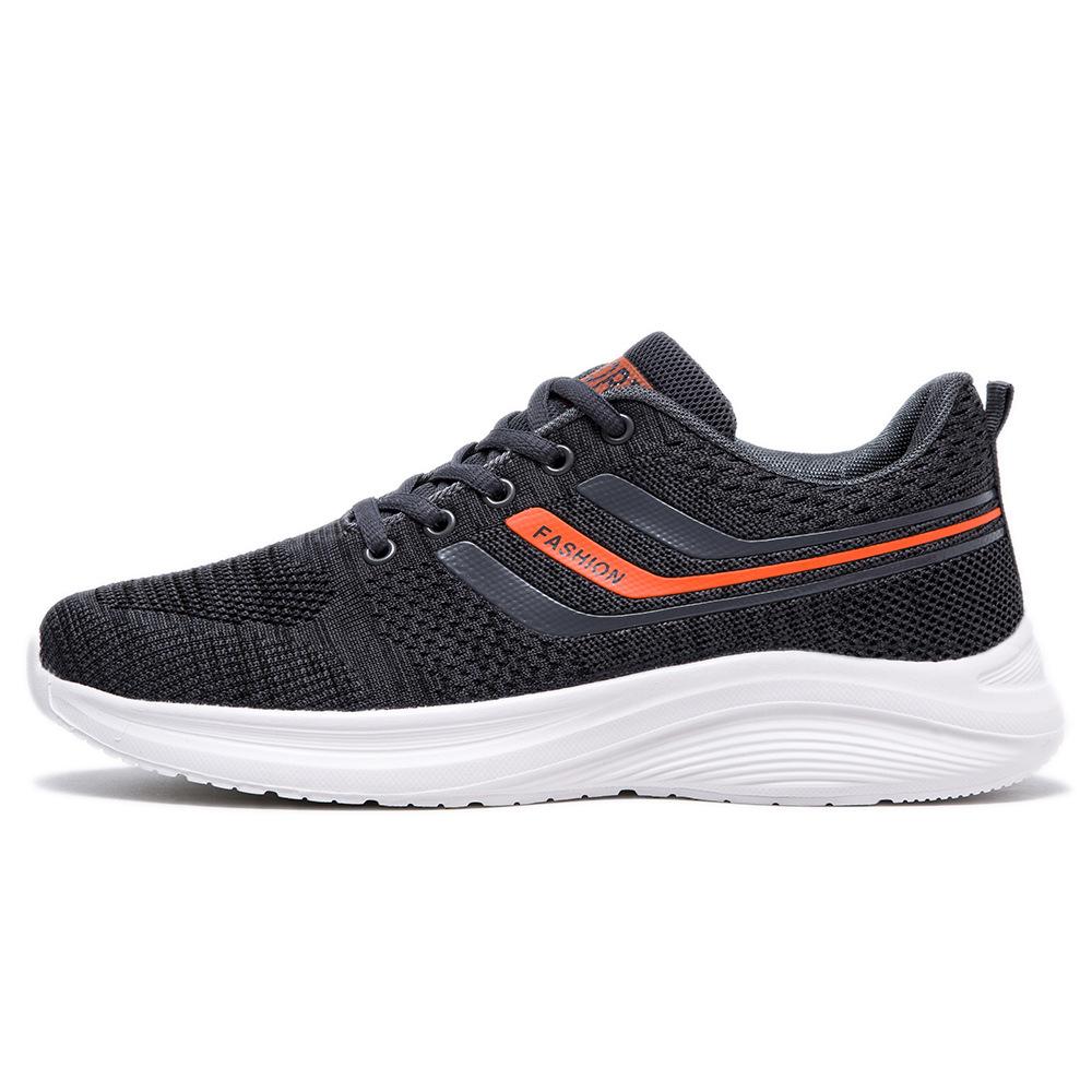 

Sports shoes autumn new men s shoes casual breathable fly-woven mesh shoes sports students running shoes EVA manufacturer 44