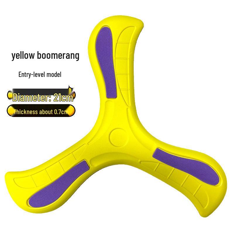 Children's Soft Three-Leaf Returnable Boomerang for Outdoor Parent-Child Play