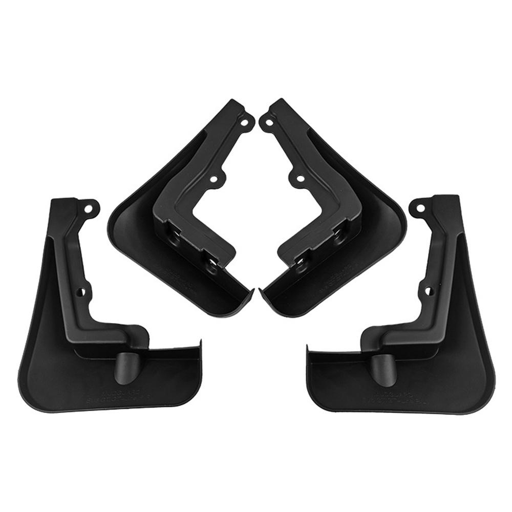 4Pcs Car Black Mudguard Cover Trim For Kia EV6 GT 2022-2023 Left+Right