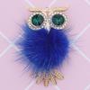 Crystal Owl Car Air Freshener Diamond Villus Owl Car Perfume Air Vent Clip Auto Accessories Interior Woman Aromatherapy Ornament