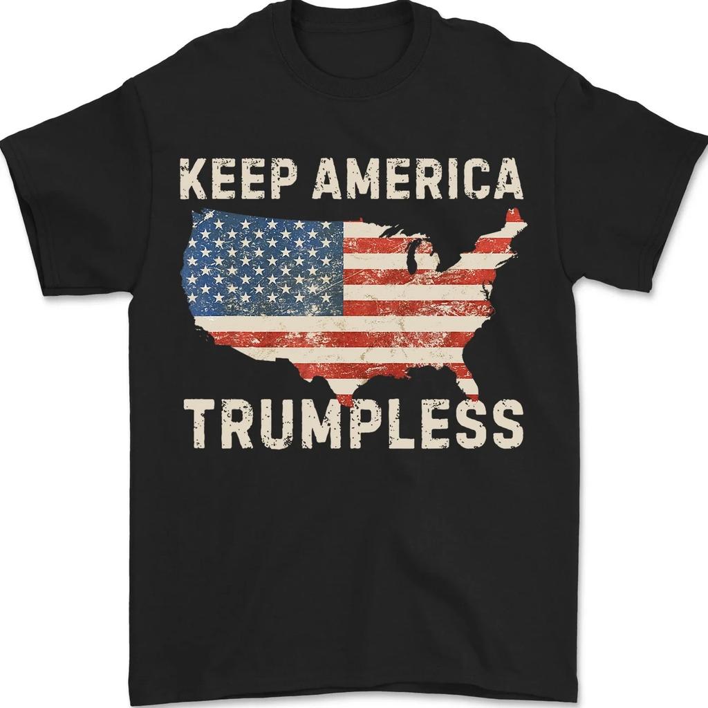 Keep America Trumpless Lustiges Anti-Trump 2025 Pro-Demokrat Unisex T-Shirt