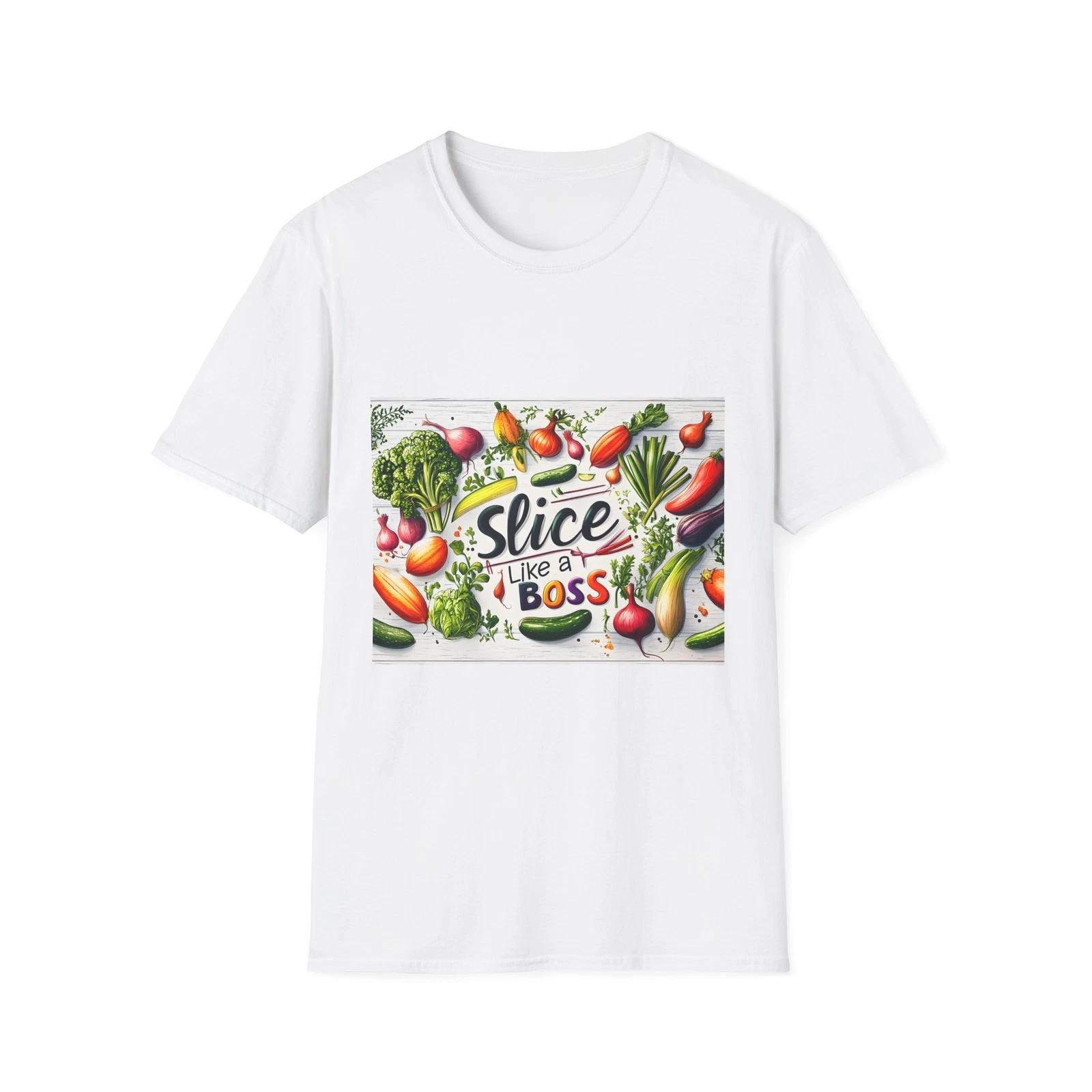 

Slice Like a Boss T-Shirt, Unisex Tee for Chefs, Foodies, Cooking Gifts, Kitchen L