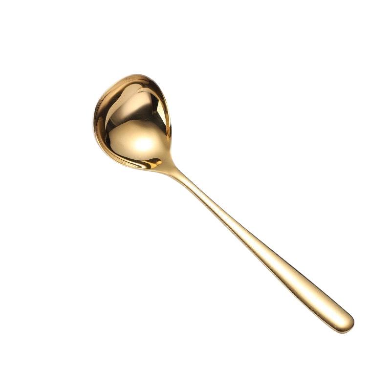 304 Stainless Steel Spoon LongHandle Soup Spoon Rice Spoon Kitchen Tableware