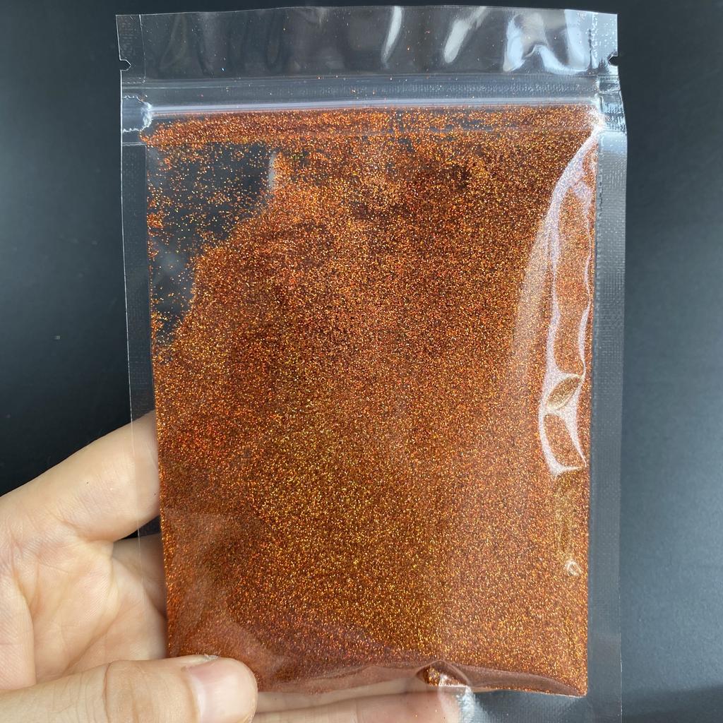 Bulk Solvent Resistant High Sparkling Holographic Glitter  Polyester Ultra Fine Glitter for Resin Crafts