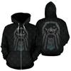 New Tattoo Printed Sweatshirt 3d Zipper Hooded Sweatshirt Men