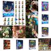 Christmas Countdown Calendar With Frog Acrylic Hanging Decorations For Holiday Room Decor