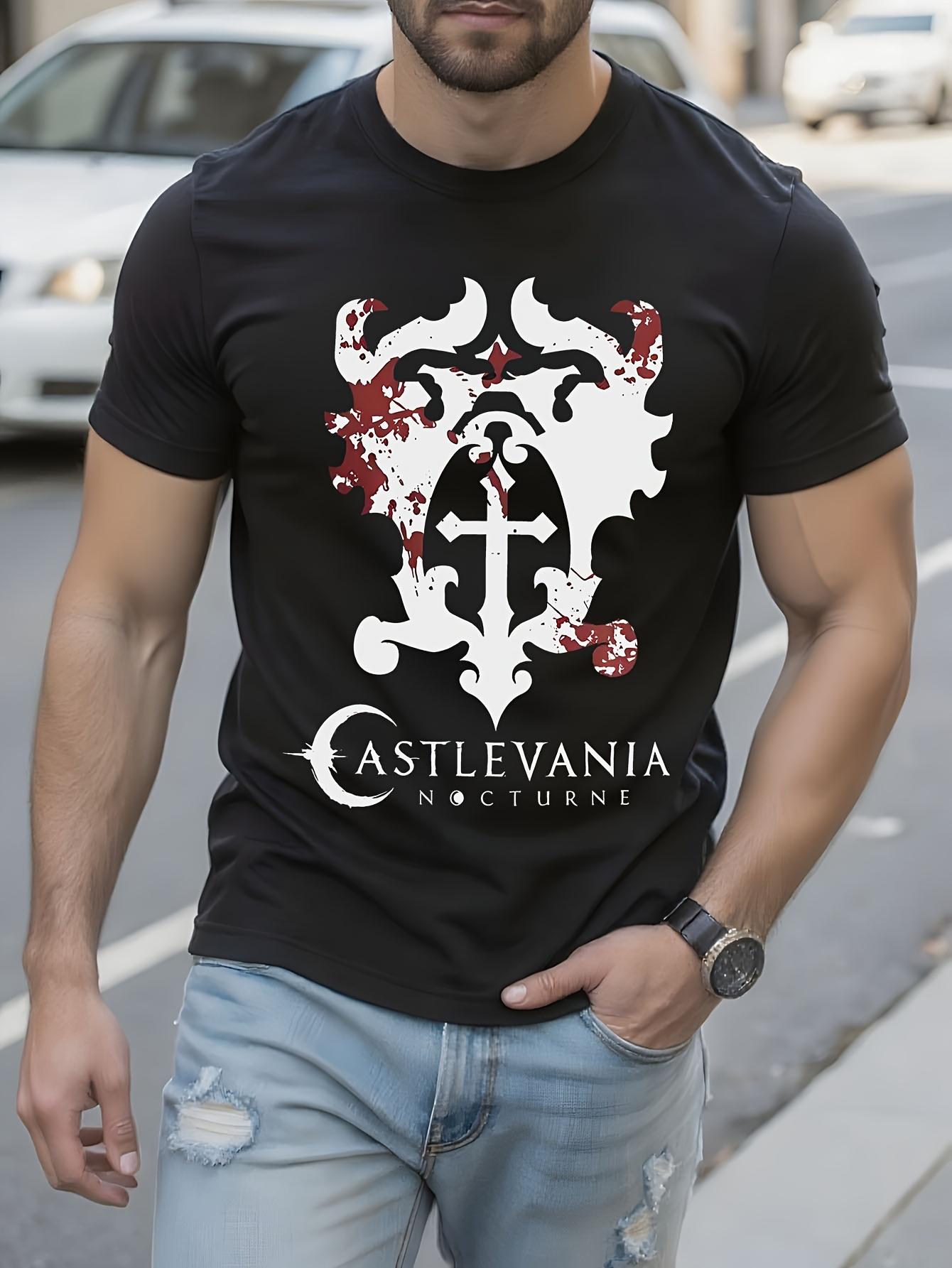 Castlevania Vintage Gothic Tshirt Castle Graphic Tee Soft... XXXL