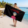 Large Beach TowelGorillaz Soft Absorbent Towel Beach Bath Home Use
