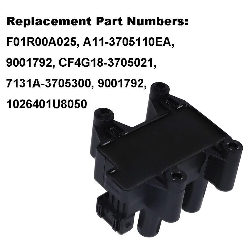 Ignition Coil For Chery Tiggo 7 T15 2.0L 4G20 E3 E5 A3 A5 Arrizo 3 Eastar Fulwin 2 1.5L 1.0L DFSK K01 K02 K07 V26 V27 Jinbei T32